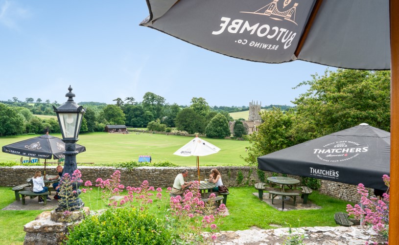 View from The George Inn beer garden